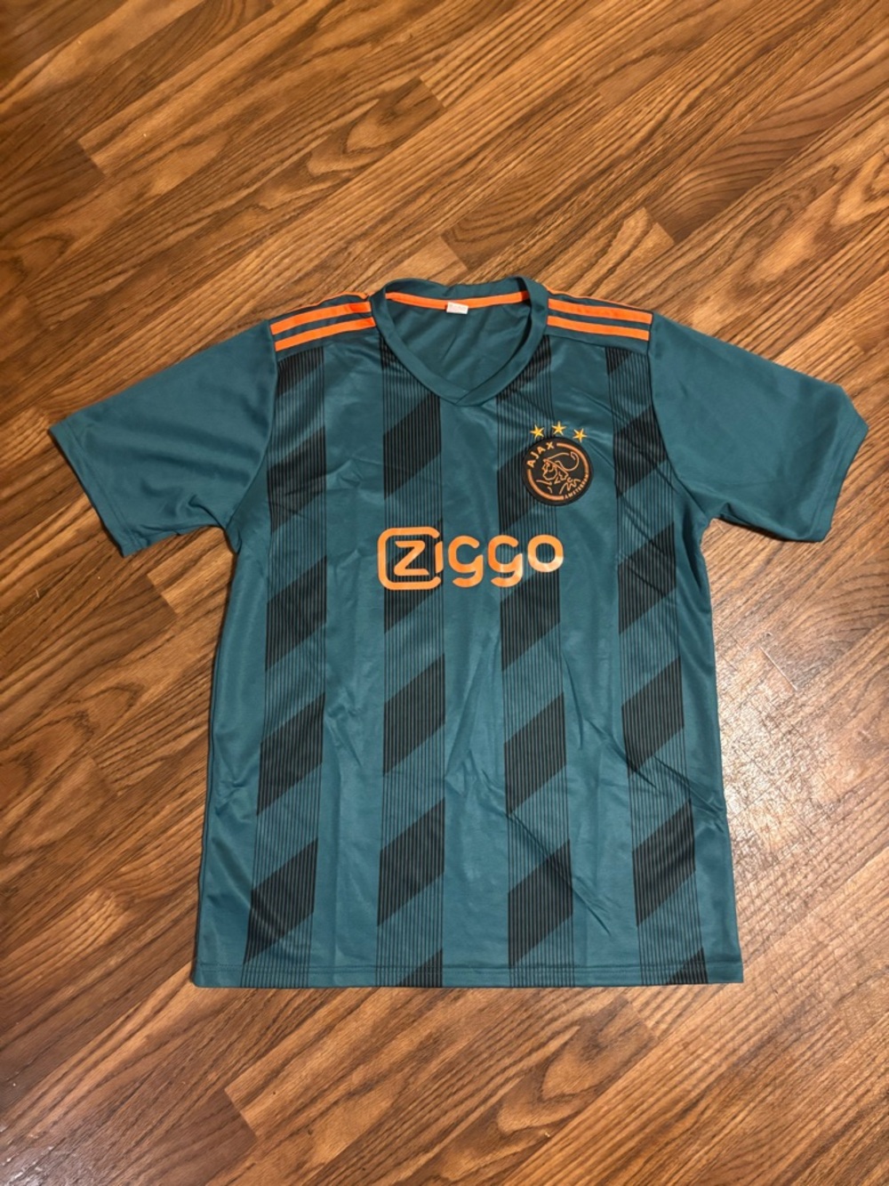 Ajax 2019-2020 Away Soccer Jersey * Large * Latinos F.C # 10.